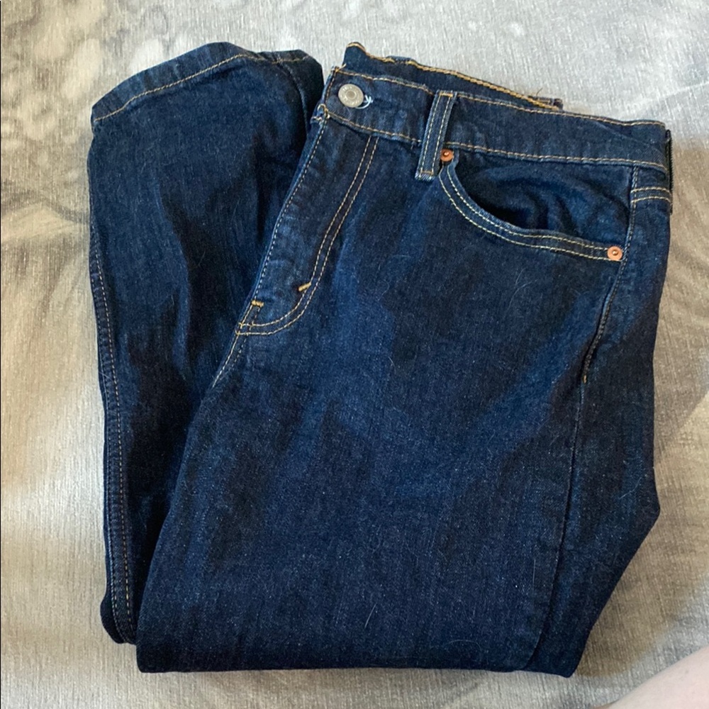 Levi's 514 Denim Jeans with Silver Button
